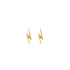 Syster P Snap Earrings Flash Gold