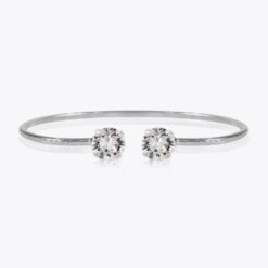 Classic Petite Bracelet Rhodium Crystal
