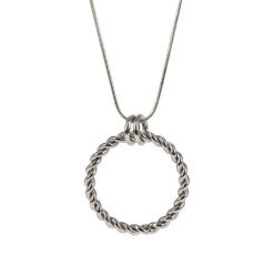 TWIST Long Halsband Stål