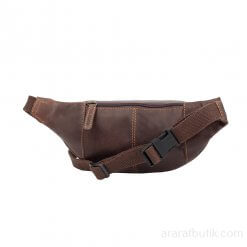 Midjeväska The Monte skinn brun