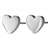 EDBLAD ÖRHÄNGE PURE HEART STUDS STEEL