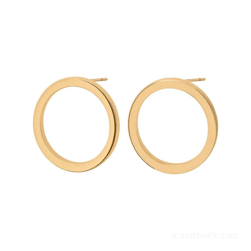 EDBLAD Circle Earrings Small Gold
