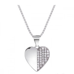Hjärta med cubic zirconia - 925 Silver