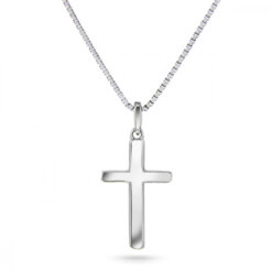 Halsband av kors i äkta silver