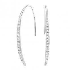 Rhd. silverörklämma ADINANOR m / cz 40mm