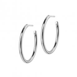 Hoops Earrings Steel Medium
