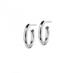 Hoops Earrings Steel Smal