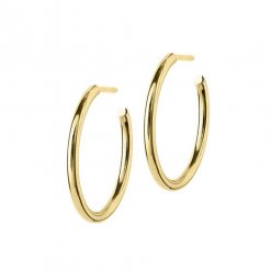 Hoops Earrings Gold Medium