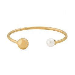 Atom Bracelet Pearl White Gold