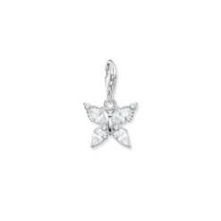 Thomas Sabo Charm-hängsmycke fjäril vita stenar