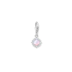 Thomas Sabo Charm-hängsmycke opalfärgad sten rosa skimrande