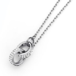 Chain Couple rhod. Crystal