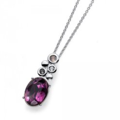 Pendant Prove rhod. Amethyst