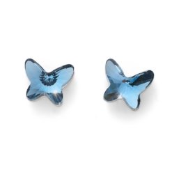 Earring Farfallina RH denim blue