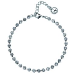 Bracelet Plain rhod. Crystal
