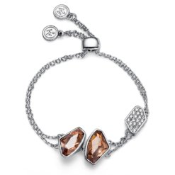 Bracelet Galactic rhod. golden shadow