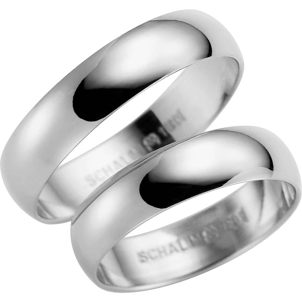 Förlovningsring Schalins 45-5 vitguld