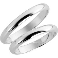 Förlovningsring Schalins 46-3 vitguld