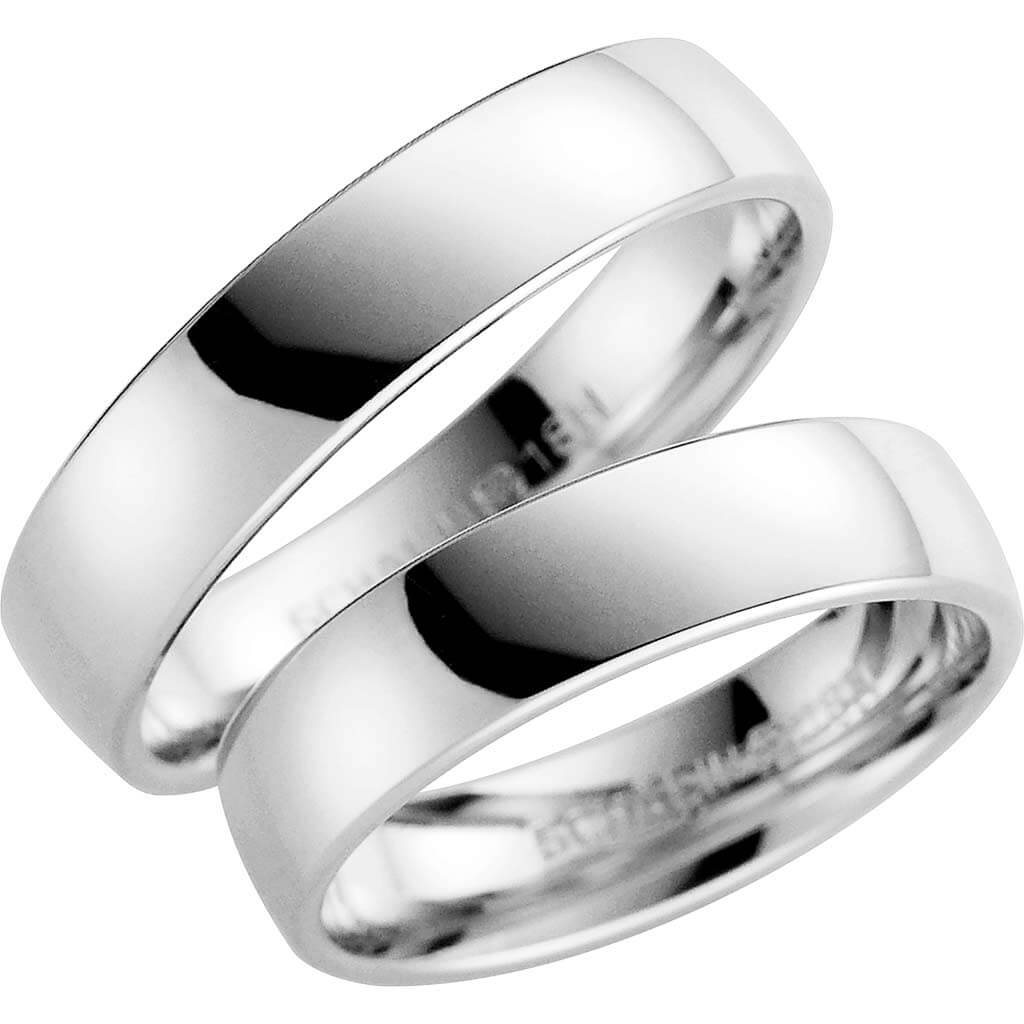 Förlovningsring Schalins 720-5 vitguld