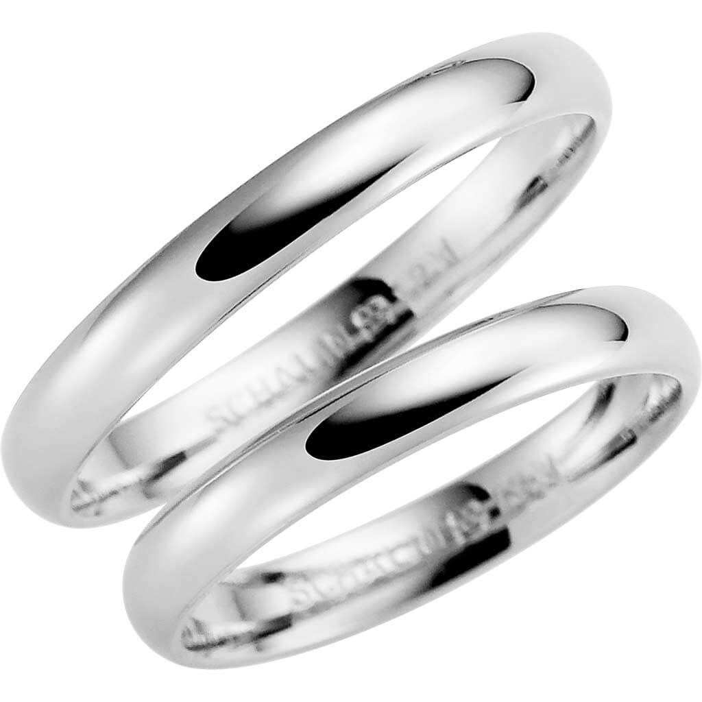 Förlovningsring Schalins 81-3 vitguld