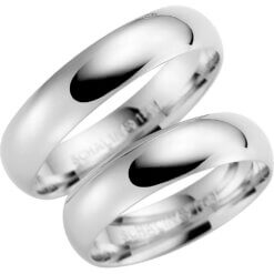 Förlovningsring Schalins 92-5 vitguld