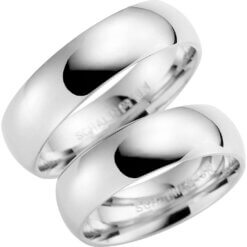 Förlovningsring Schalins 92-6 vitguld