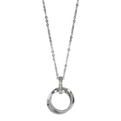 CAROLIN Långt Halsband Stål