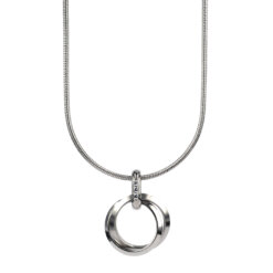 CAROLIN Kort Halsband Stål