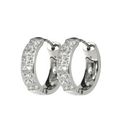 CLARISSA Örhängen Stål