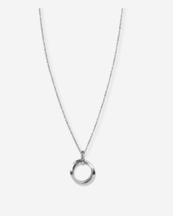 CAROLIN Långt Halsband Steel/Steel