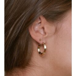 Edblad Plain Studs Gold