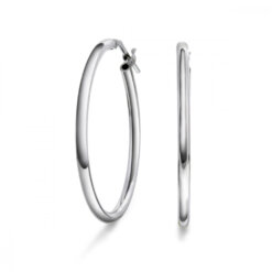 Örhängen Creoler i Silver 30 mm