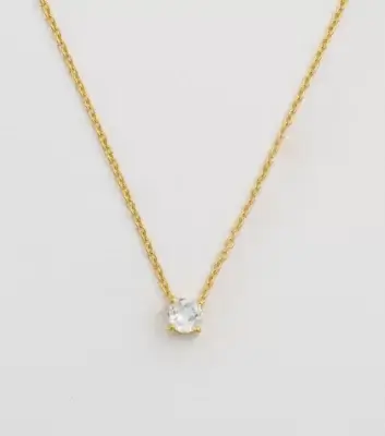 Syster P Minimalistica Solo Necklace Gold