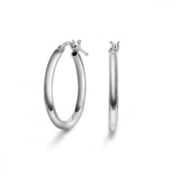 Örhängen Creoler i Silver 20 mm