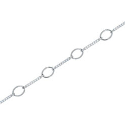 GD Silverarmband Med Zirkonia