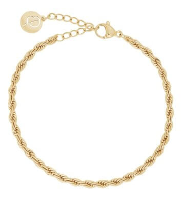 Edblad Rope Chain Bracelet Gold