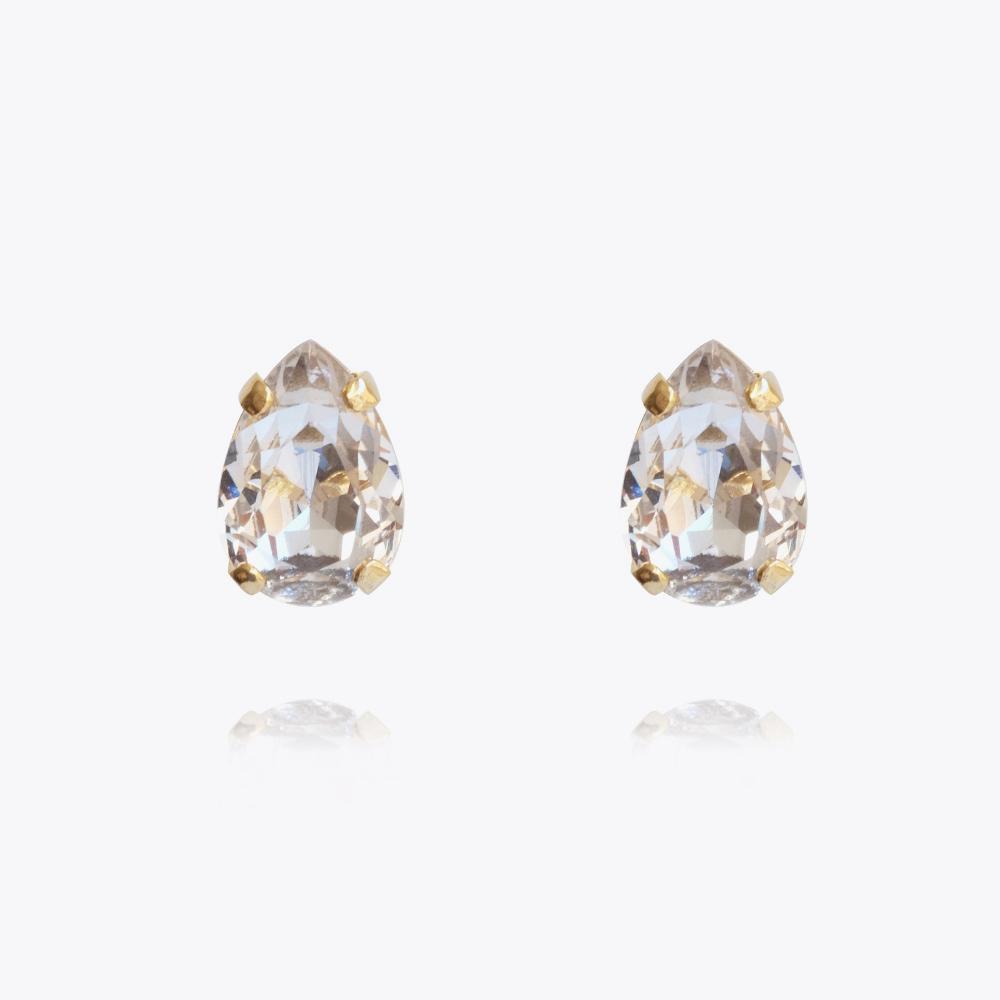 Petite Drop Earrings Crystal