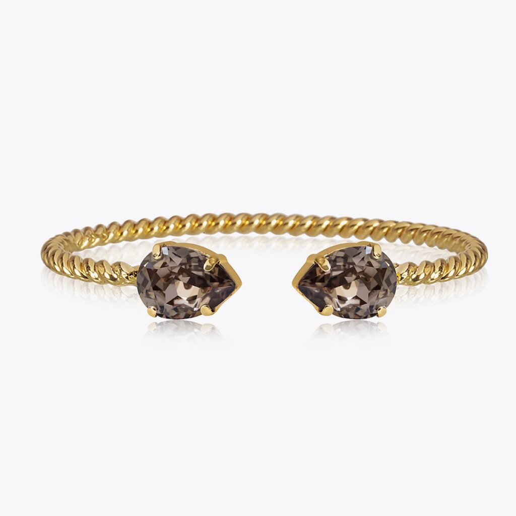 Mini Drop Bracelet Gold Greige