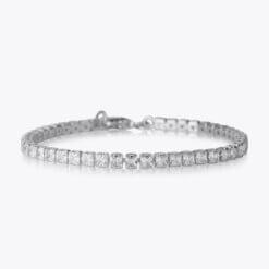 Zara Bracelet Rhodium Crystal