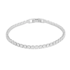 Snö Siri Stone Bracelet Silver/Klar