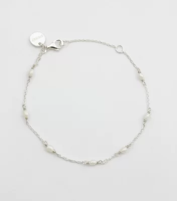 Syster P Treasure Multi Pearl Bracelet Silver