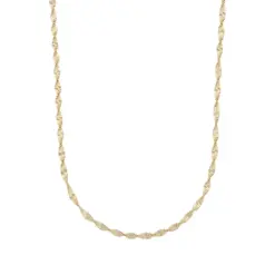 Snö Lisbon silverhalsband 45 guld
