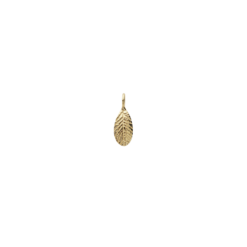 Letters/lingonberry small pendant gold