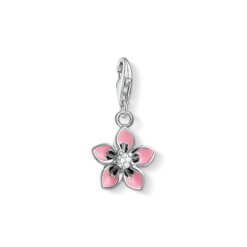 Thomas Sabo Charm- rosa blomma