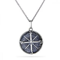 Hängsmycke Kompass i Silver