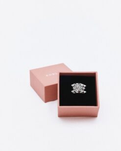 Jewellery box 6,5x6,5x3,5 Heather