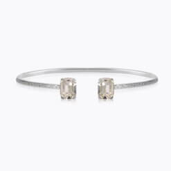 Naya Bracelet Rhodium Crystal