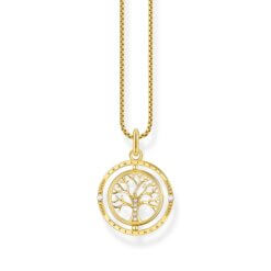 Thomas Sabo Halsband Tree of Love guld