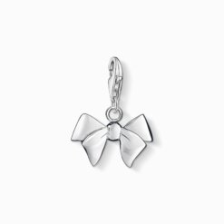 Charm-hängsmycke rosett silver
