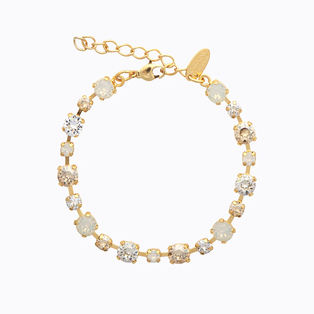 Calanthe Bracelet Gold / White Combo